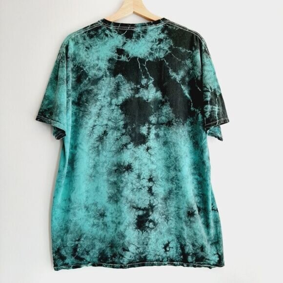 MY HERO ACADEMIA \ Midoriya Tie Dye T-Shirt Funimation Crewneck Sz XL Flaw - Picture 7 of 10